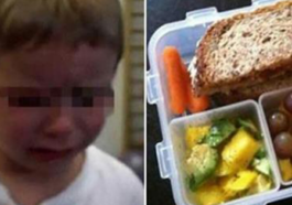 Boy Cries After Teacher Throws His Lunch