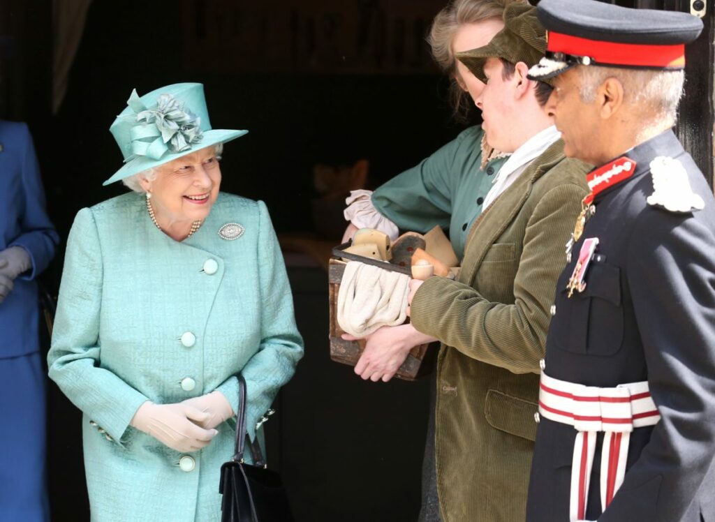 Queen Elizabeth’s hands